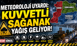 Meteoroloji'den Kuvvetli Yağış Uyarısı 3 İl İçin Alarm Verildi