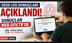 LGS sonuçları açıklandı! Öğrenciler sonuçlarını öğrenebilecek