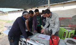 Muş'ta Selçuklu Şehitliği İskeletleri İnceleniyor
