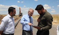 Mardin'de içme suyu hattındaki yenileme çalışmaları sürüyor