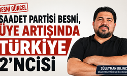 Saadet Partisi Türkiye 2'ncisi, Besni'den Güçlü Katkı