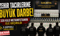 Sakarya'da Dev Narkotik Operasyonu: 5 Şüpheli Yakalandı