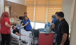 Siirt Hastanesinde 'mavi kod' tatbikatı yapıldı
