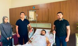 Beton Mikserine Kaptırdığı Bacağı Ameliyatla Kurtarıldı