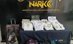 Şırnak'ta valizlerinde 11 kilo 457 gram yasa dışı madde