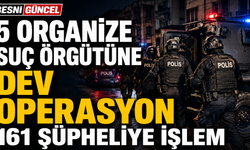 3 İlde Eş Zamanlı Operasyon: 161 Şüpheli Yakalandı