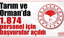 Tarım ve Orman Bakanlığı personel alımı başladı