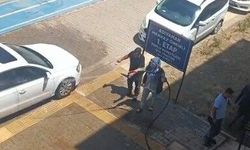 TOKİ'de Yangın Hattıyla Araç Yıkandığı İddiası