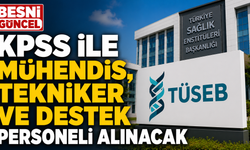 TÜSEB 15 Personel Alımı Yapacak