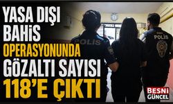 Yasa Dışı Bahis Operasyonunda Gözaltı Sayısı 118'e Ulaştı