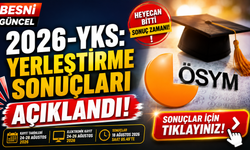 YKS 2026 Yerleştirme Sonuçları Erişime Açıldı