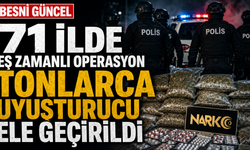 71 İlde Yasa Dışı Madde Operasyonları: 844 Tutuklama