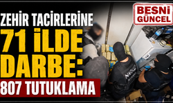 71 İlde Uyuşturucu Operasyonu: 807 Şüpheli Tutuklandı