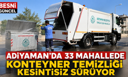 Adıyaman’da 33 Mahallede Konteyner Temizliği