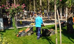 Adıyaman’da parklarda yaz bakımı sürüyor