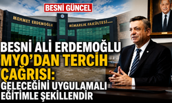 Besni Ali Erdemoğlu MYO'dan tercih çağrısı