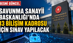 Savunma Sanayii Başkanlığı 13 bilişim personeli alacak