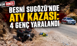Besni Sugözü'nde ATV Kazası: 4 Kişi Yaralandı