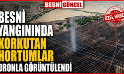 Besni'deki Yangında Oluşan Hortumlar Kamerada