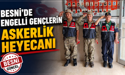 Besni’de Engelli Gençler Temsili Askerlik Yaptı