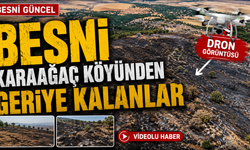Besni Güncel, Yangının İzlerini Havadan Görüntüledi