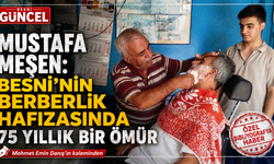 Besni’nin En Yaşlı Berberi Mustafa (Meşen) Usta