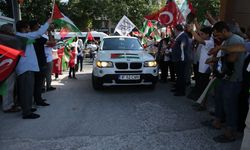 Filistin Konvoyu Şanlıurfa'da Coşkuyla Karşılandı
