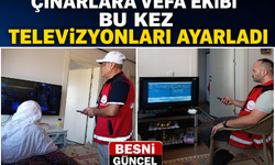 Çınarlara Vefa Ekibi Yaşlıların Televizyonunu Ayarladı