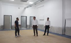 Cizre'de yeni okul binası inşaatı denetlendi
