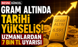 Gram altında tarihi yükseliş! Uzmanlardan 7 bin TL uyarısı