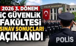 İç Güvenlik Fakültesi sınav sonuçları açıklandı