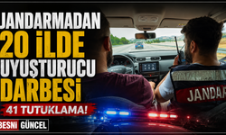 Jandarmadan 20 İlde Uyuşturucu Darbesi
