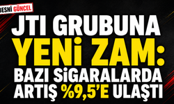 JTI Grubuna Yeni Zam: Bazı Sigaralarda Artış %9,5'e Ulaştı
