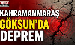 Kahramanmaraş Göksun’da 3,5 Büyüklüğünde Deprem