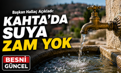 Kahta Belediye Başkanı Hallaç: Suya Zam Yok
