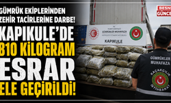 Kapıkule’de 810 Kilogram Esrar Ele Geçirildi