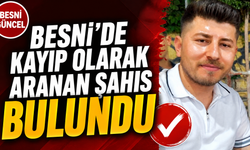Besni’de Kayıp Olarak Aranan Yıldırım Bulundu