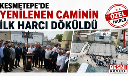 Kesmetepe Camisi’nin Temeli Törenle Atıldı
