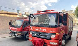 Kilis'te Metruk Evde Yangın Çıktı