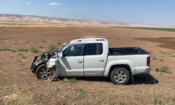 Nusaybin'de tanker-pikap çarpıştı: Bir yaralı