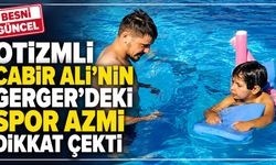 Otizmli Cabir Ali’nin Gerger’deki Spor Azmi Dikkat Çekti