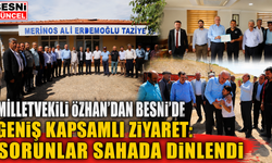 Besni’de Geniş Kapsamlı Ziyaret: Sorunlar Sahada Dinlendi