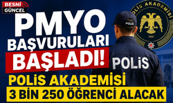 2026 PMYO başvuruları başladı: 3 bin 250 polis alımı yapılacak