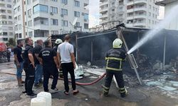 Şanlıurfa'da Oto Yıkamada Yangın Çıktı