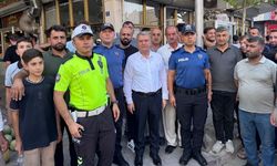 Emniyet Müdürü Özdemir'den Kurtalan'da Esnafa Ziyaret