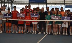 Şırnak'ta Anadolu Yıldızlar Ligi Tenis Müsabakaları Başladı