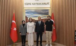 T3 Vakfı Sorumlusu Asan, Cizre Kaymakamı Baycar'ı ziyaret