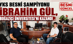 YKS Besni Şampiyonu İbrahim Gül’den Besni Güncel’e Ziyaret
