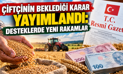 Çiftçinin Beklediği Karar Yayımlandı: Desteklerde Yeni Rakamlar