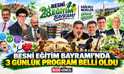 28. Besni Eğitim Bayramı Programı Açıklandı